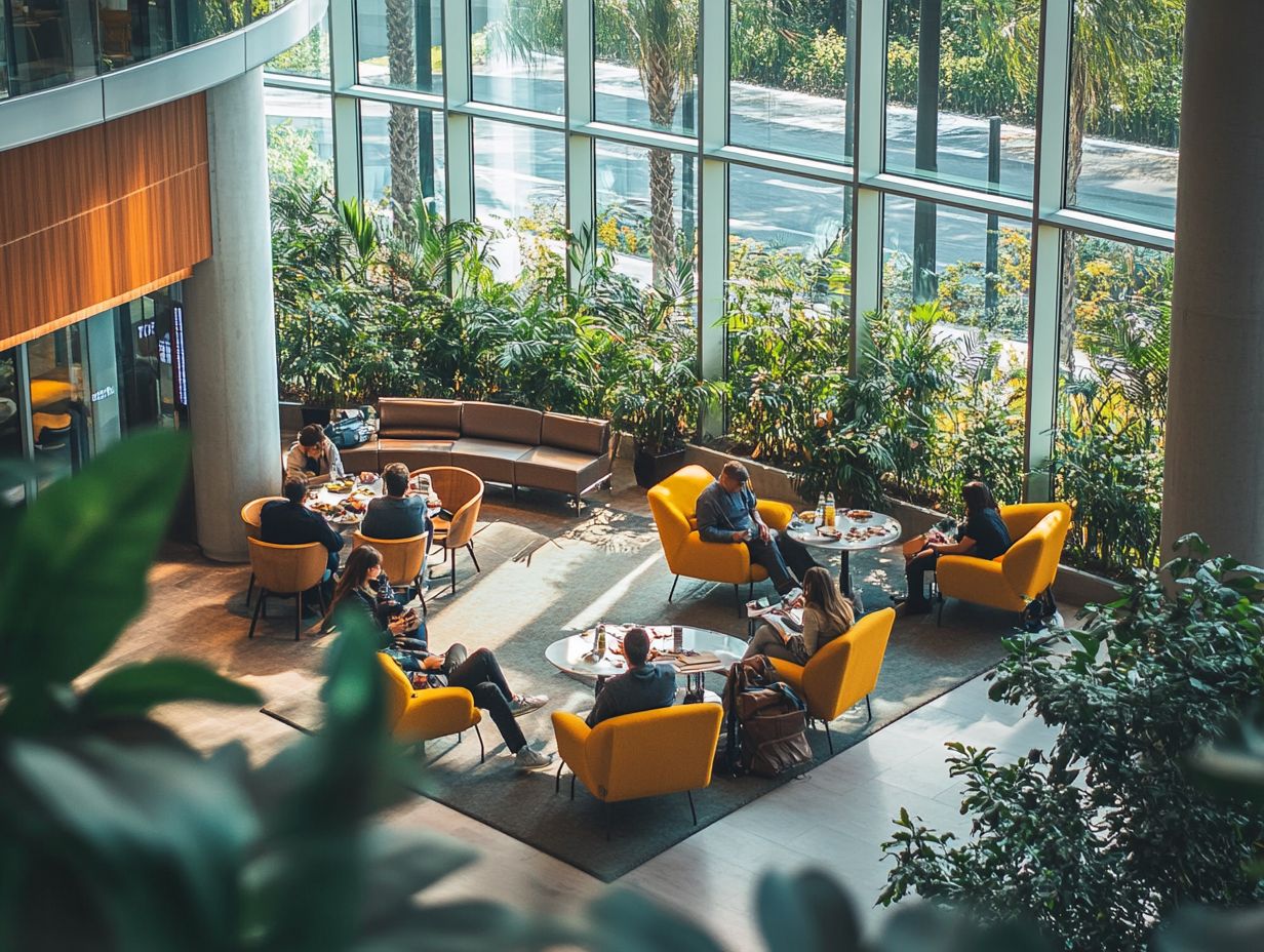 Art installations at San Francisco International Airport enhance the travel experience.