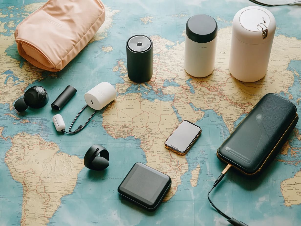 A collection of travel gadgets that improve the travel experience.