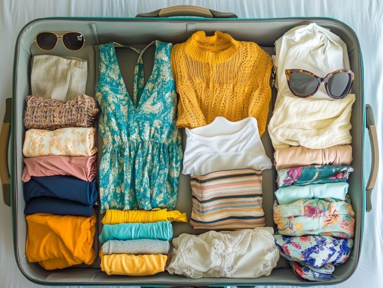 10 Clothing Items to Pack Lightly