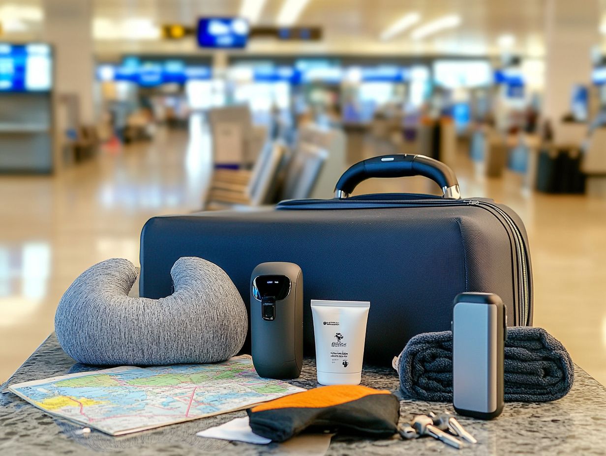 Essential travel items for a smooth journey.