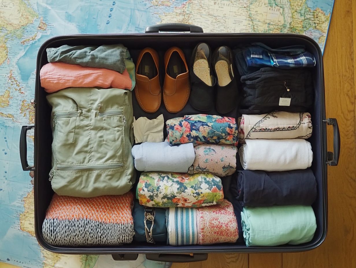 A visual guide on how packing light can reduce travel costs.