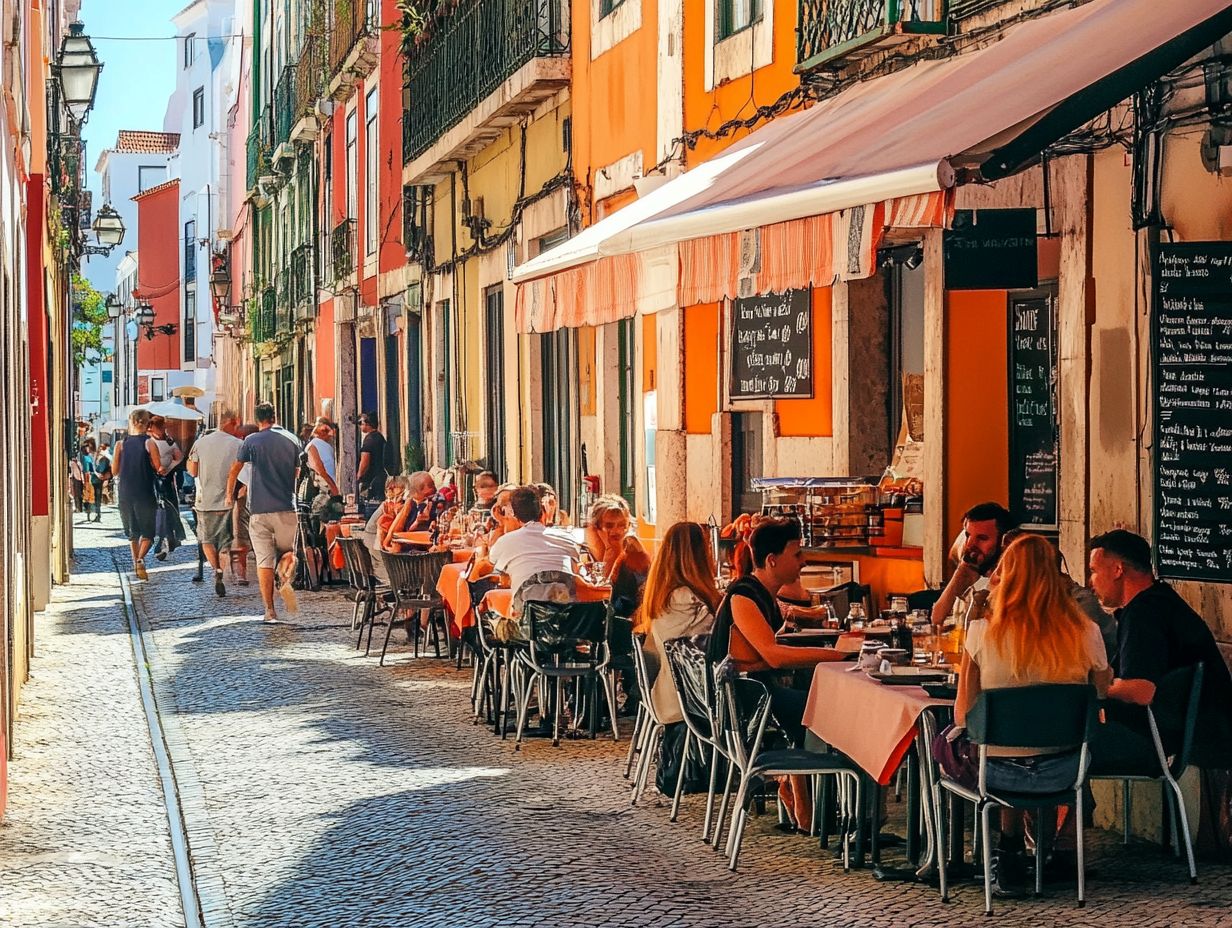 Image illustrating Frequently Asked Questions about budget-friendly restaurants in Lisbon.