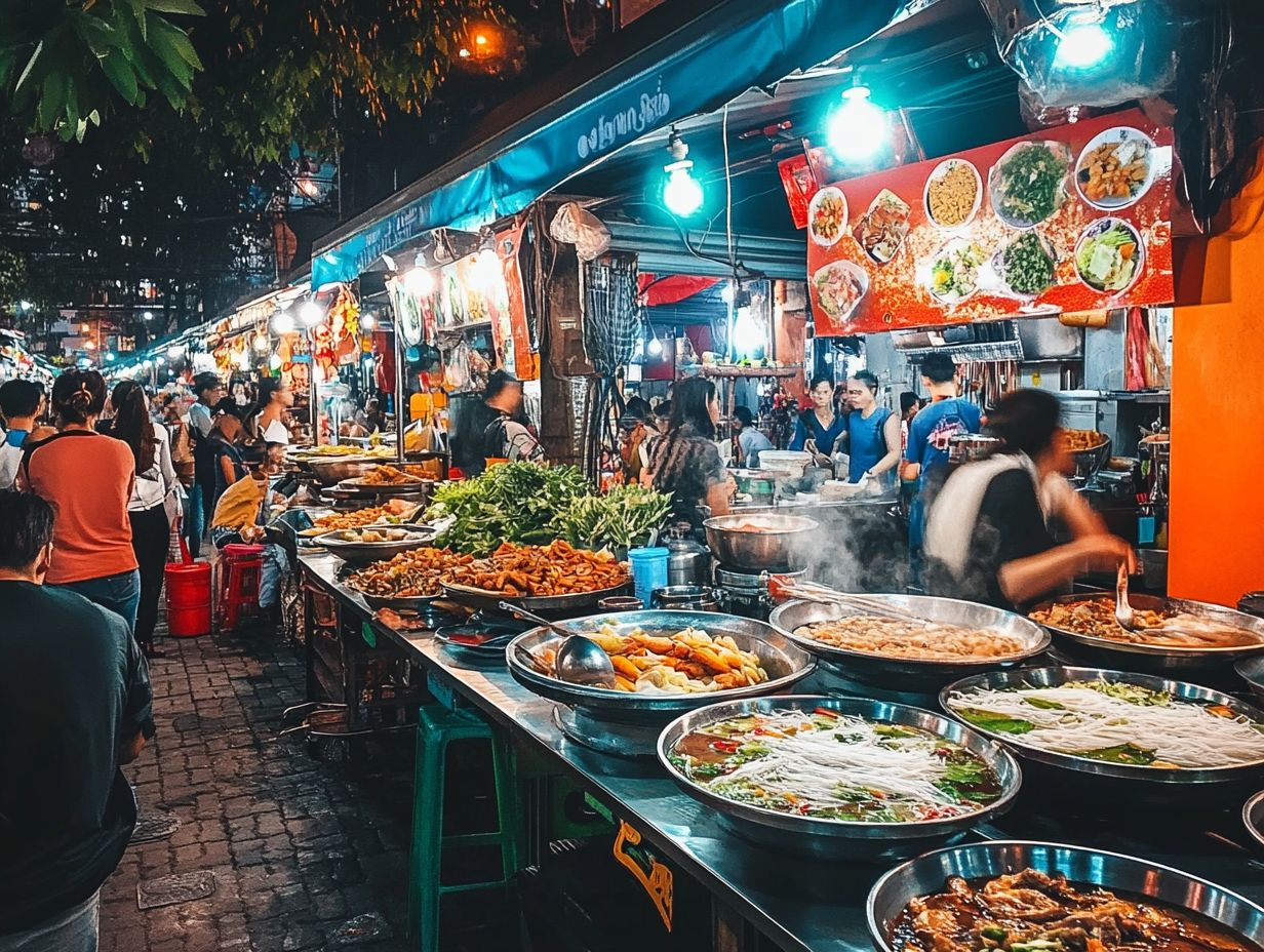 A collage of the best cheap eats in Ho Chi Minh City