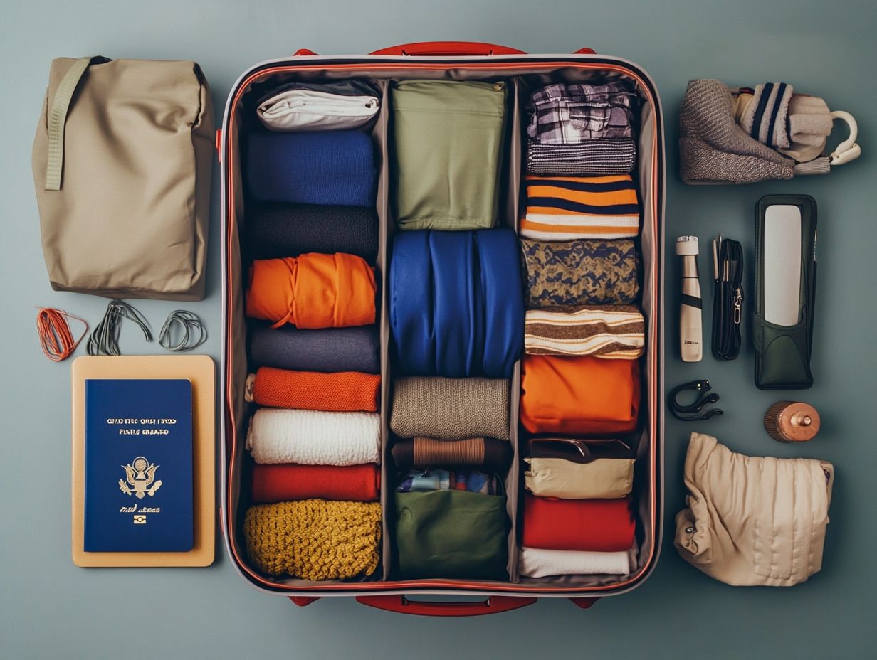 4. Use Packing Cubes or Compression Bags