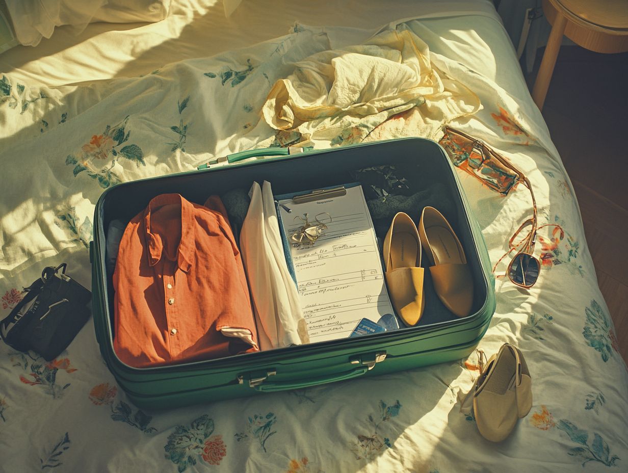 Image illustrating frequently asked questions about packing tips.