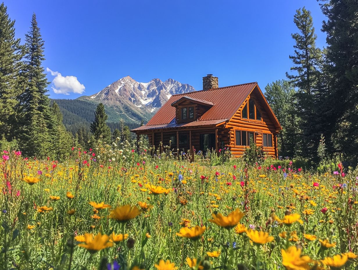 Illustration of budget-friendly nature stays in Banff.