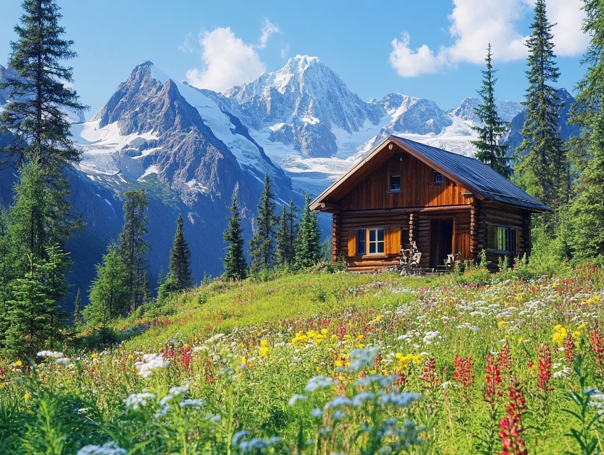 A beautiful view of Banff while considering a house-swapping program