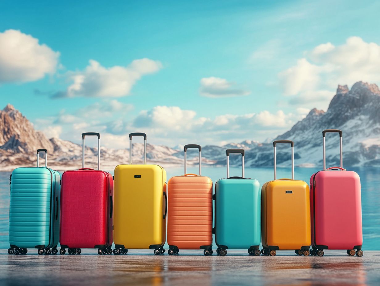 A traveler assessing common mistakes to avoid when choosing lightweight luggage