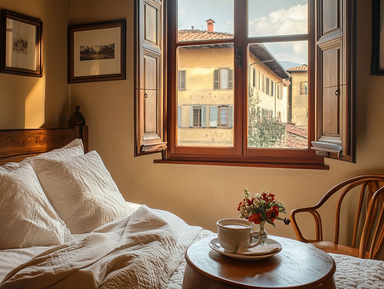 Charming view of Hotel San Giovanni Firenze in the heart of Florence