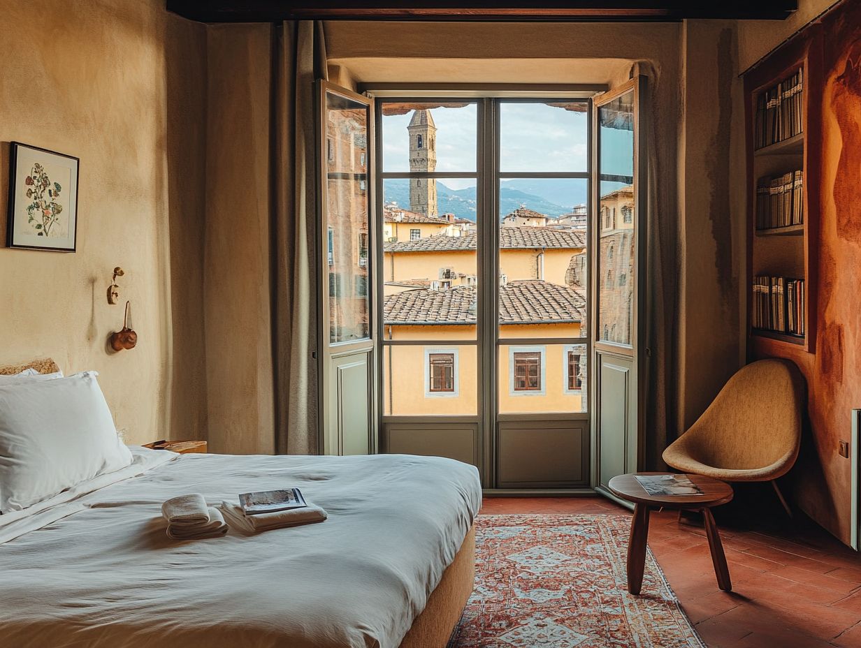 Exterior view of Hotel Morandi alla Crocetta in Florence.