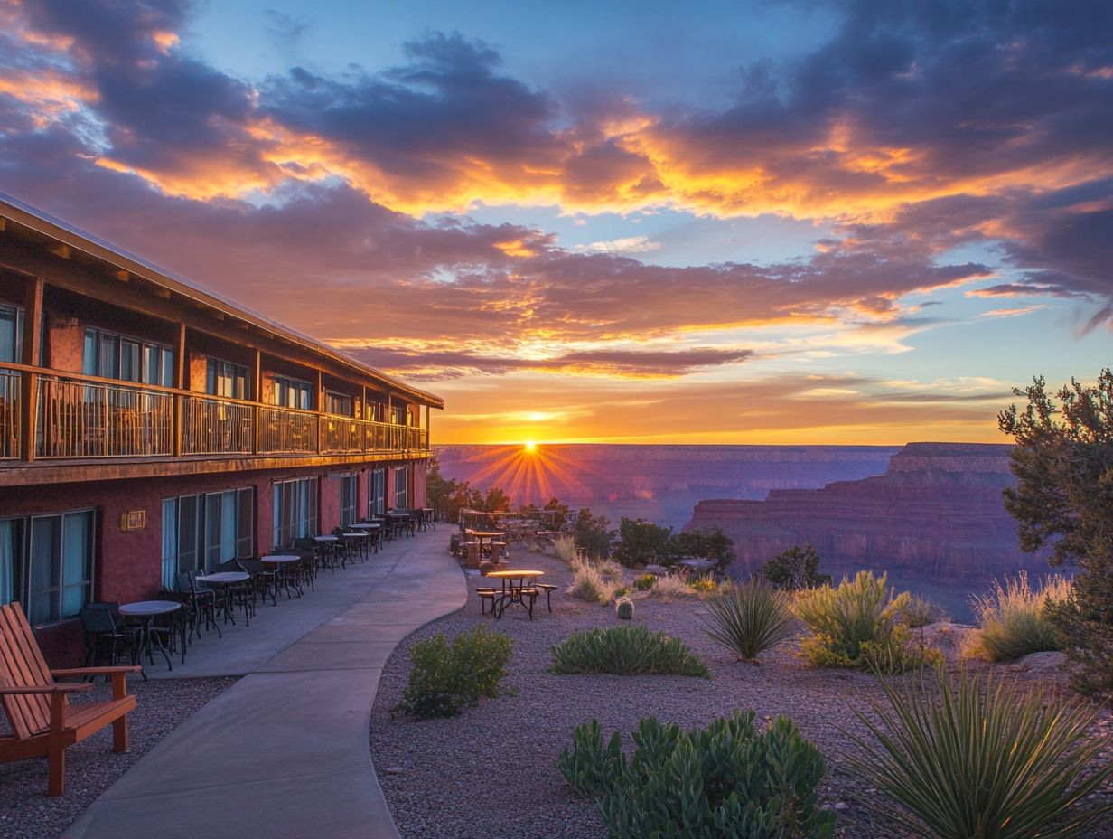 Beautiful view of attractions near the Grand Canyon