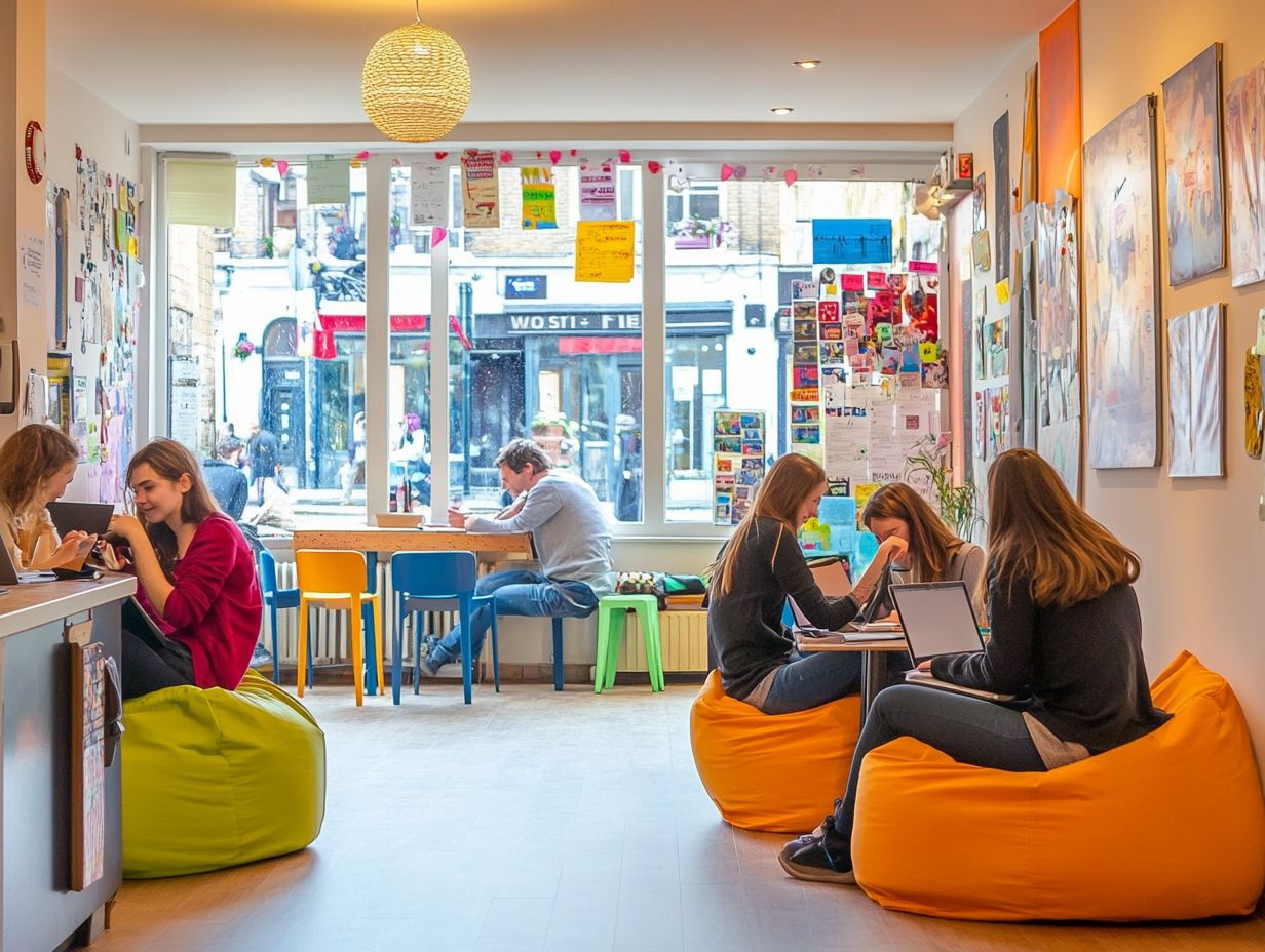 A hostel featuring security measures for budget travelers in Dublin