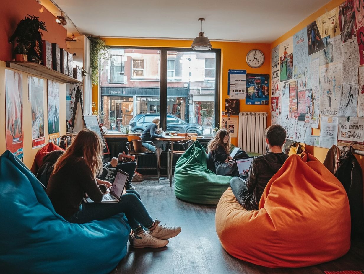 A collage of the best affordable hostels in Dublin