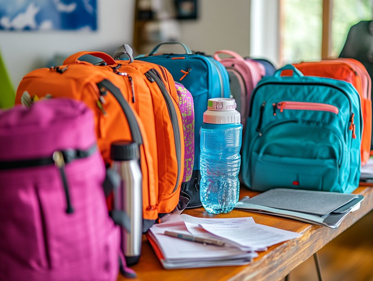 Choosing the right size backpack for shoestring travel