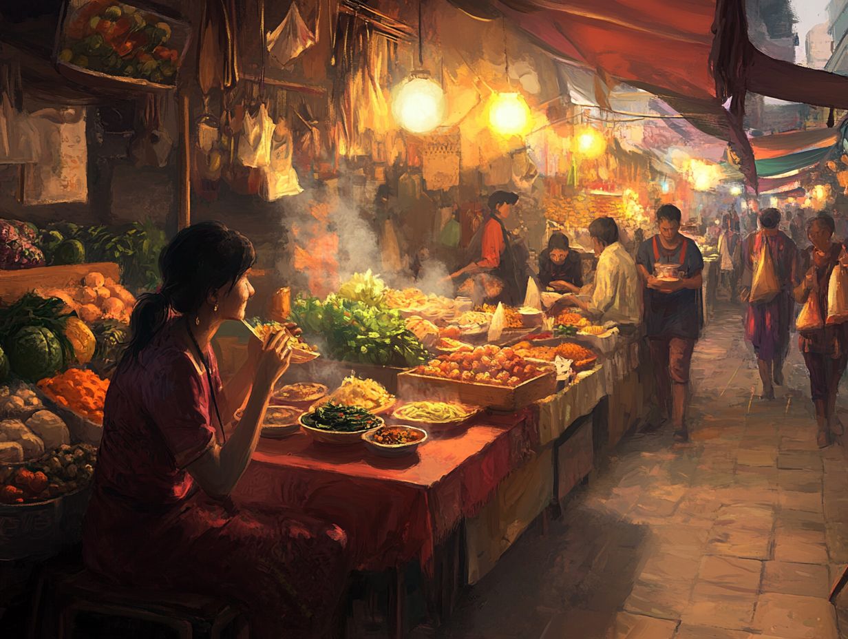 Utilizing Street Food and Markets