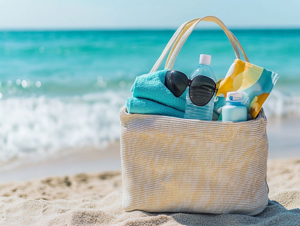 Leave unnecessary items behind for a stress-free beach trip!