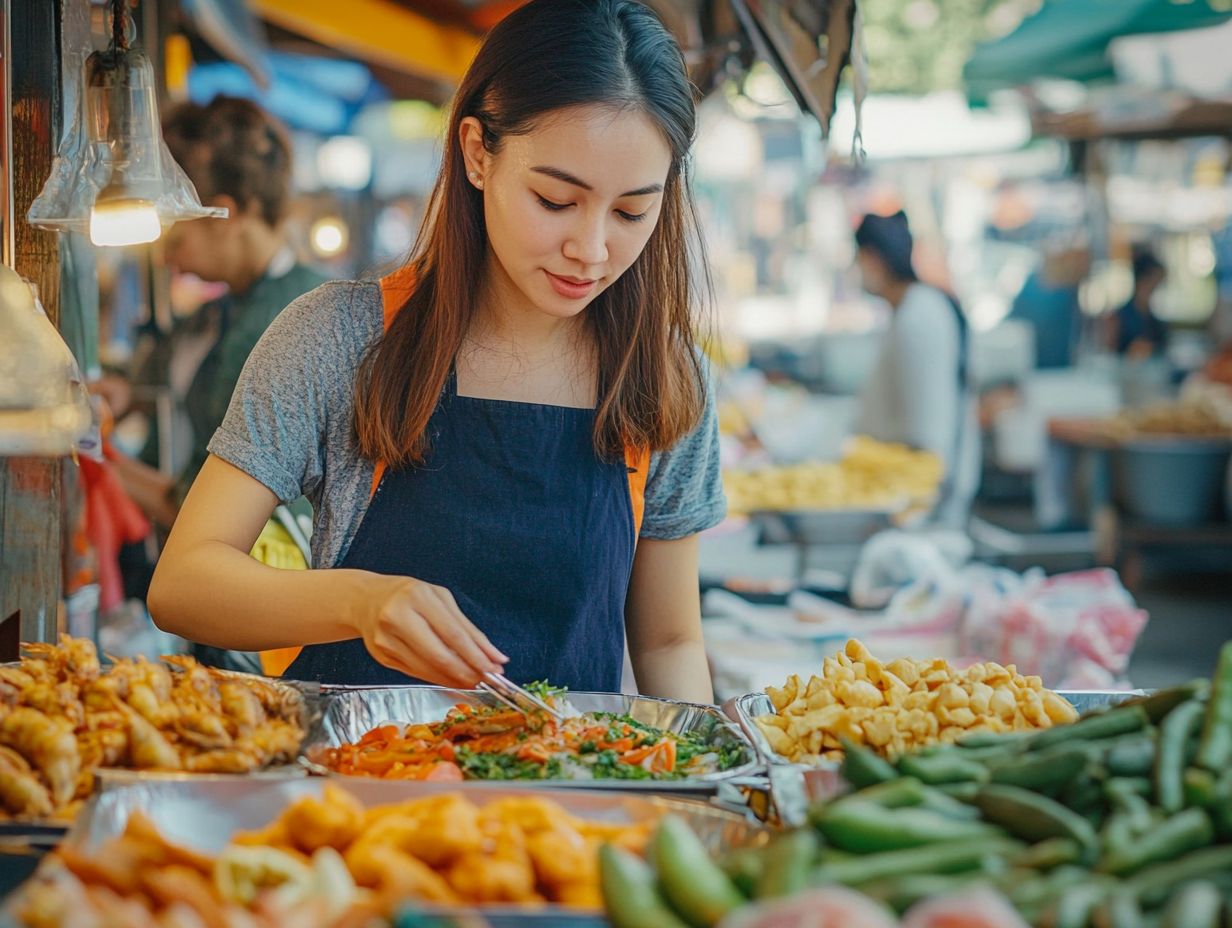 Utilizing Local Markets and Street Food