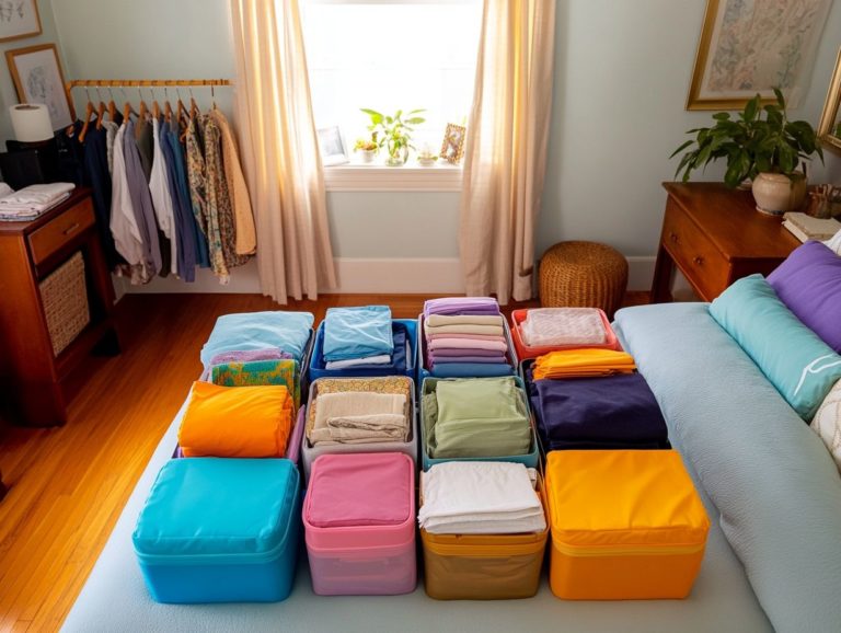 How to Stay Organized While Packing Light