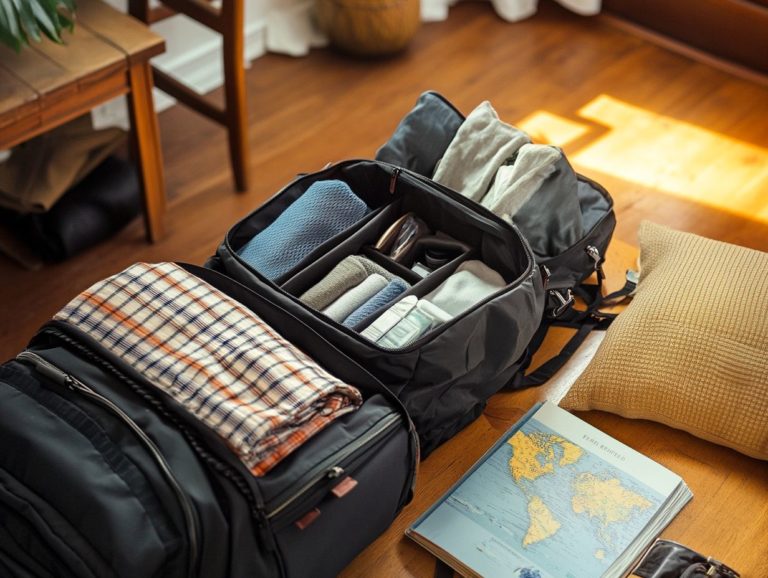 How to Stay Organized While Traveling Light