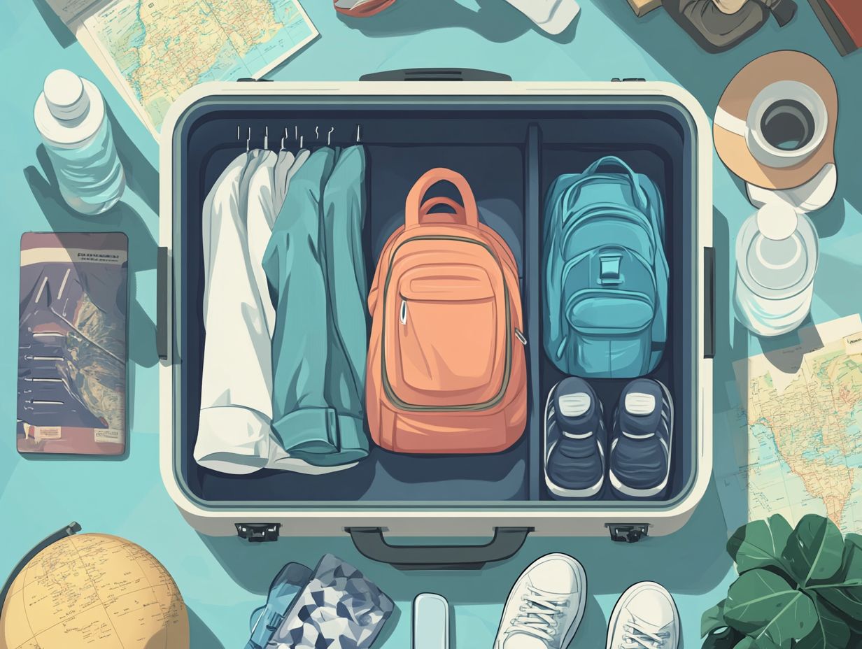 Image showing Frequently Asked Questions about packing essentials for budget travelers