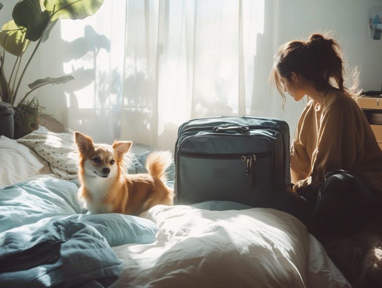 Packing Light While Traveling with Pets