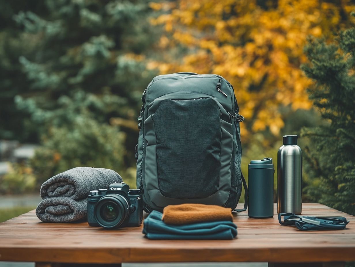 Tips for minimalist packing