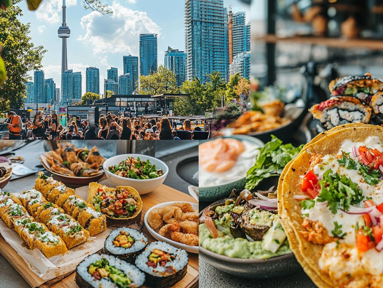 A tempting all-you-can-eat buffet showcasing diverse dishes in Toronto.