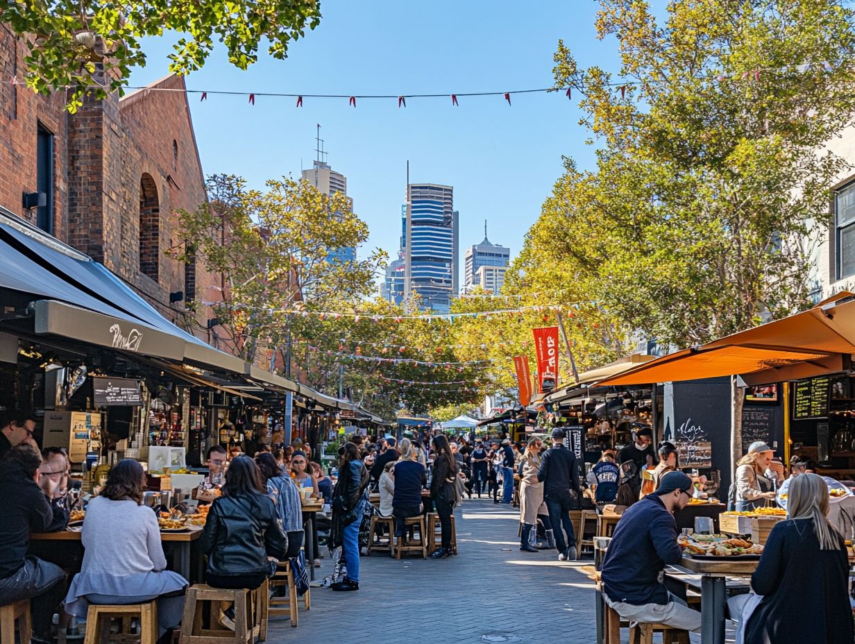 Explore Sydney's vibrant food scene at the markets