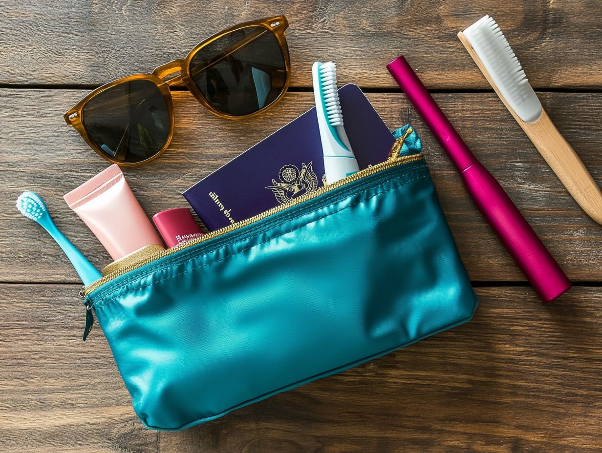 Organized Travel Toiletries Bag